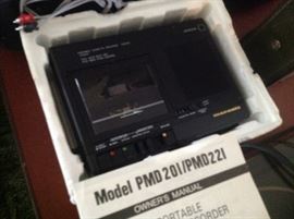 Marantz portable cassette recorder - in box with manual