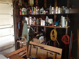 Automotive liquids and garage misc