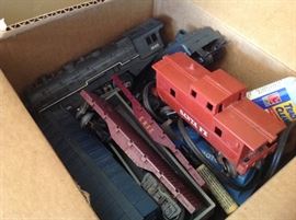 Vintage trains and transformer