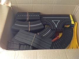 Big box of slot car track - Aurora Model Motoring
