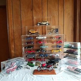Model cars and trucks
