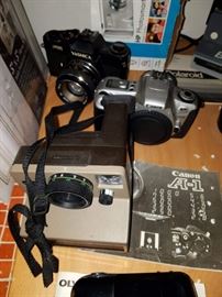 Vintage cameras