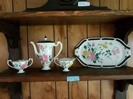 Floral tea set