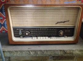 Telefunken Allegro German tube radio
