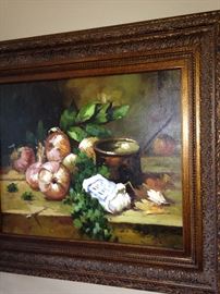 French country style framed art