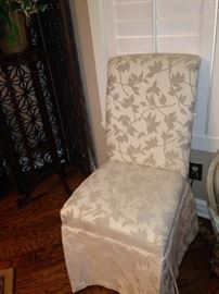 One of two parsons chairs