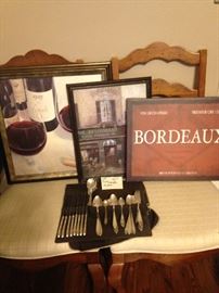 Wine & French cafe art