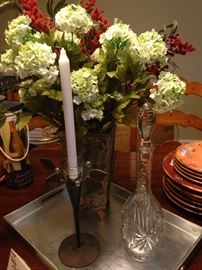 One of several floral arrangements