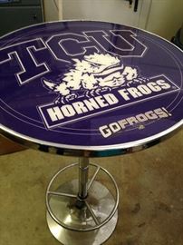 Texas Christian University pub table
