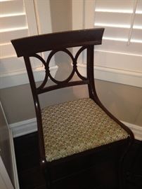 One of two side chairs