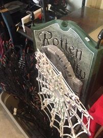 . . . and more Halloween decorations.