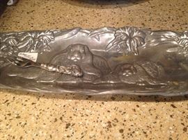 Arthur Court bunny relish tray
