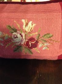 Needlepoint pillow