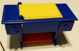 Vintage Dollhouse Furniture Made in the USA - Sewing Machine Desk