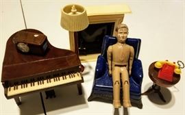 Vintage Dollhouse Furniture Made in the USA - More Items... 