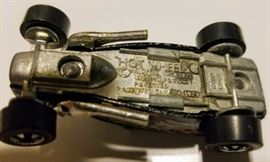 Hot Wheels 1975 Hot Rod Black with Flames Ford Roadster Marked: Hot Wheels Mattel 1975 U.S. and Foreign Patented Canada 1973