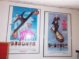 Up 2nd Bedroom Right: "Naked Gun" "Naked Gun 2 1/2" Movie Posters