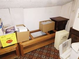 Up 2nd Bedroom Right: Coffee Table, Elvis Presley Collector Plates