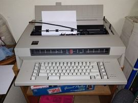 Down 1st Bedroom Right: IBM Wheelwriter 3 Typewriter
