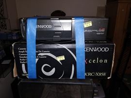 Down 1st Bedroom Right: Kenwood Car Stereo & 5 CD Player