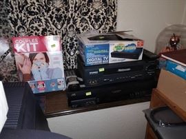 Down 1st Bedroom Right: JVC Player, Sylvania Player