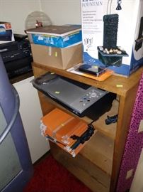 Down 1st Bedroom Right: Printer, File Folders, Box of Envelopes, Small Fountain