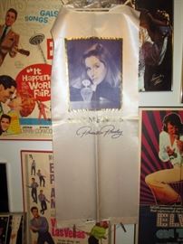 Up 1st Bedroom Right: Priscilla Presley Perfume Silk Banner