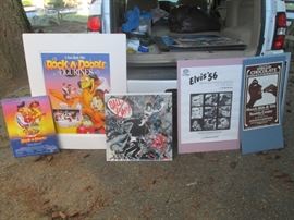 Posters: Rock A Doodle, Hall & Oates, Elvis