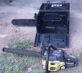 Ryobi C4618 Chainsaw with 18 Bar Chain Saw  wi ...