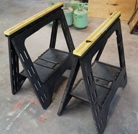 Storehorse Folding Sawhorse Set of 2  Saw Horse ...