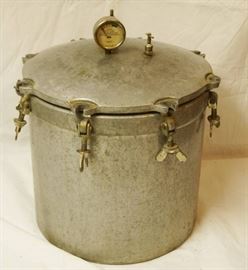 VINTAGE NATIONAL PRESSURE COOKER CANNER EAU CLAI ...