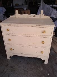 Upscaled dresser to a blanket chest. Farm chic!