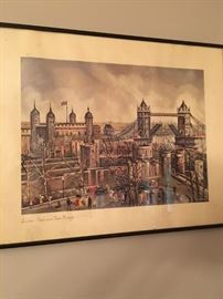 Lonfon Tower + Tower Bridge art