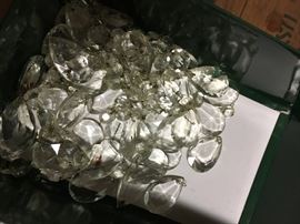 Crystal chandelier parts