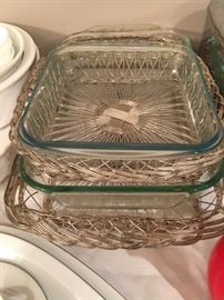 vintage serving dishes