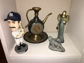 Don Mattingly bobblehead + decor