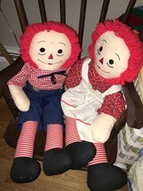 Raggedy Ann + Andy (set)