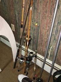 fishing poles