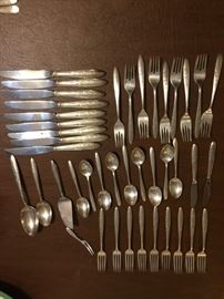 "Celeste" Gorham Sterling Silver service for 9 