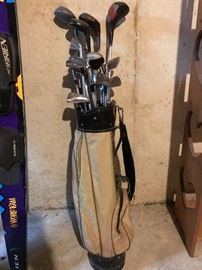 Precision golf clubs & bag