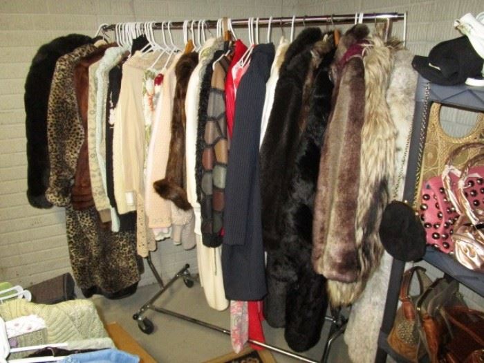 Many furs, real & faux