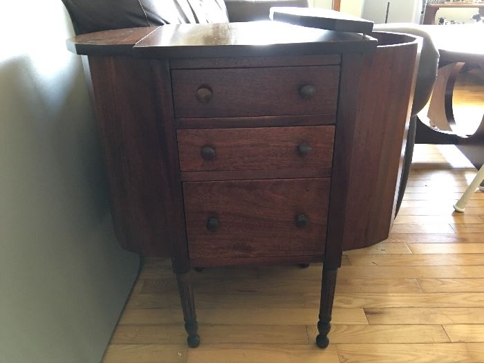 Antique sewing table (refinished)