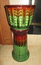 Large vintage Jardiniere on stand