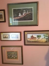 Southern Americana Prints by artists Mimi Loupo Brown, Beth Cummings, Bonnie Butler and Ann Mount
