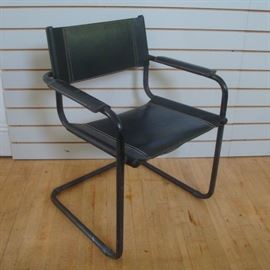 Italian Leather MCM Chair