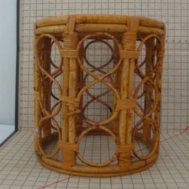 Rattan and Cane Stool