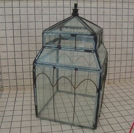 Glass and Wire Cloche