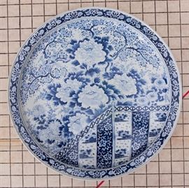 Blue and White Serving Tray