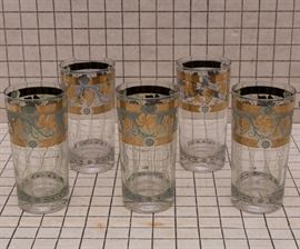 Gold Gilt Cocktail Glasses