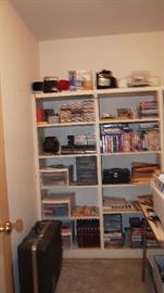 Whole Room full of CD's, DVD's, Vintage cameras and electronics